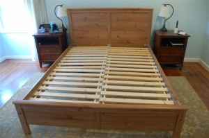 Queen bed frame plans